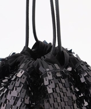 ICB スパンコールバッグ ブラック