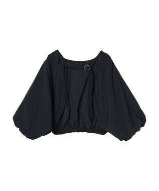 Green Parks ・ＥＬＥＮＣＡＲＥ　ＤＵＥ　バルーンスリーブボレロ Black