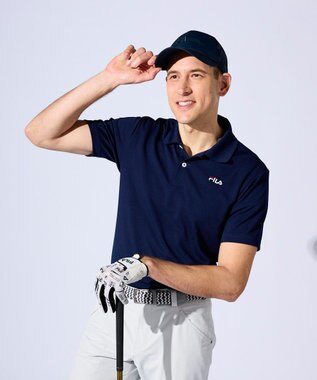 FILA GOLF／marie claire 【FILA GOLF】ワンポイントロゴ半袖ポロシャツ