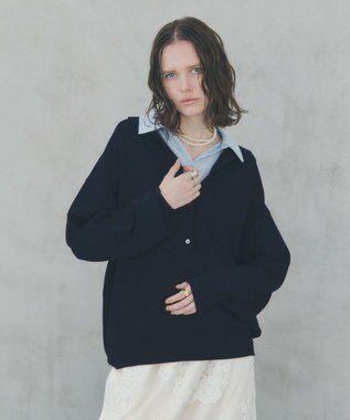 YECCA VECCA パールフックネックレス Gold