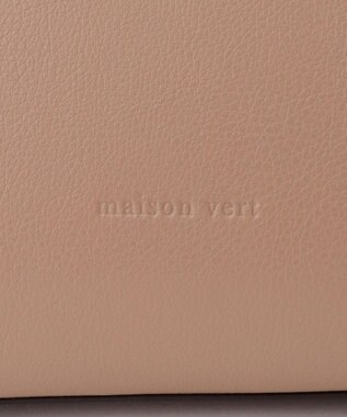 LA BAGAGERIE 【maison vert】 【超軽量・多収納】バイカラーリボンショルダーバッグ グレージュ