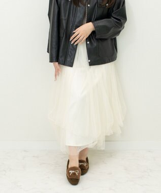 Bridget Birkin 【Bridget Birkin】キラキラリボンムートンシューズ オークスウェード