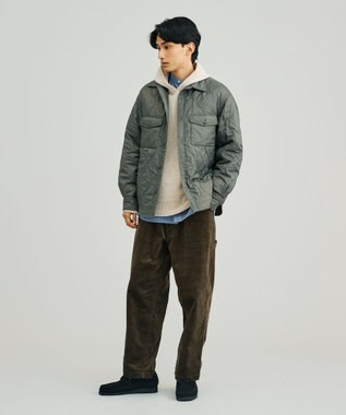 J.PRESS YORK STREET 【UNISEX】ウールカシミヤ フーディニット ベージュ系