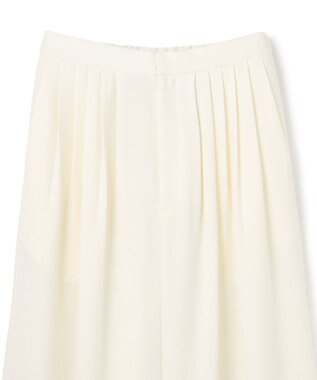 uncrave リネンライクツイル ワイドパンツ オフ