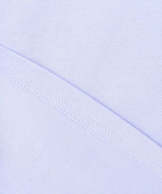 ANY KIDS リボン×チュール 七分袖Tシャツ サックスブルー