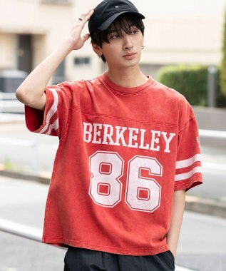 WEGO 【ユニセックス着用ITEM/MLサイズ展開】ナンバリングT（SS） レッド