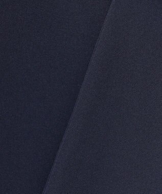 ICB L TaPeダブルクロス ノーカラーコート ネイビー系