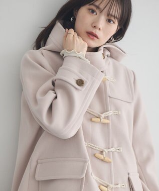 earth music&ecology ダッフルコート Light Beige