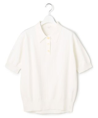 23区 【R(アール)】アイスニット 襟付きデザイン ニット