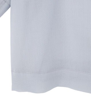 AMERICAN HOLIC シアーショート丈開襟シャツ Sax