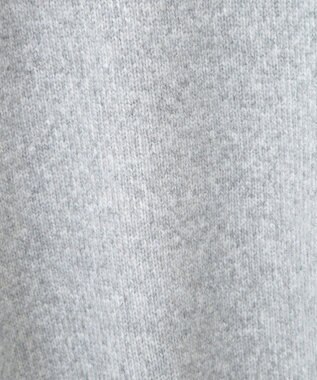 CRAFT STANDARD BOUTIQUE 編み違い斜めスリットニットチュニック Light Gray Mixture