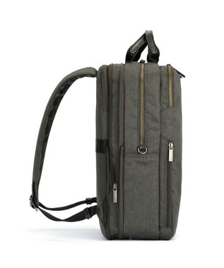 ACE BAGS & LUGGAGE ace. フィッテムヘザー ビジネスリュック A4サイズ 14インチPC収納 エキスパンド 20114 エース ブラック