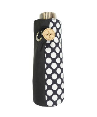 +RING 【UVカット95%以上】【UPF50＋】プラスリング レディース 晴雨兼用 折傘 BLKT1309 黒