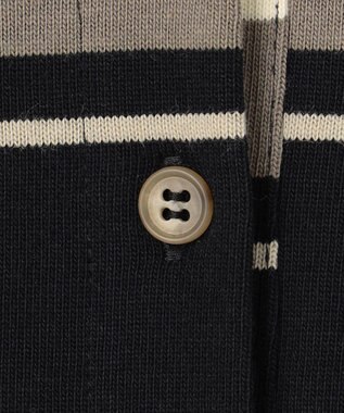 ANY 【POLO BCS別注】マルチカラー短丈ポロシャツ ブラックボーダー