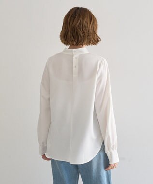 YECCA VECCA 【2点SET】ブラウスセットプリーツMIXジャンスカ Mocha