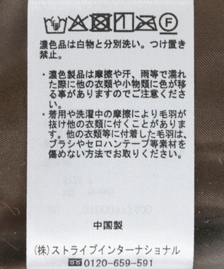 earth music&ecology フェイクファーショートジレ Brown