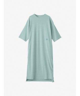 HELLY HANSEN 【抗菌防臭・速乾・UVカット】ショートスリーブワンポイントワンピース ミスティグレー