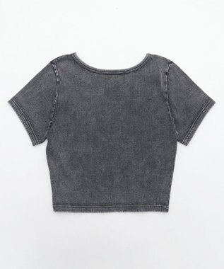 WEGO ヴィンテージウォッシュコンパクトリブT スミクロ