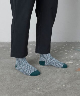 TRICOTE ドットバンピーソックス 32BLUE