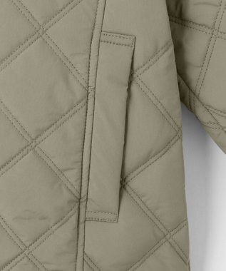 ANY 【洗濯機可/撥水】ダイヤキルトブルゾン カーキ