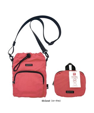 ROOTOTE 1316【撥水-コンパクト】SN.ベビールー.パッカブル-B 03：コ－ラル