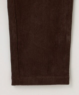 PW CIRCULUS 【WOMEN】コーデュロイ テーパードパンツ ダークブラウン系