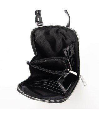 UNBILLION cachecache メタリックマルチミニショルダー ブラック