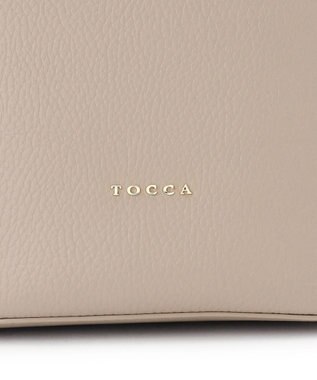 TOCCA PETAL SILHOUETTE LEATHER BAG  レザーバッグ ベージュ系