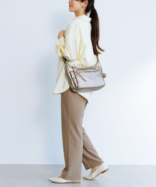 ACE BAGS & LUGGAGE Kanana project PJ-18 ショルダーバッグ  横型 軽量 20121 カナナ プロジェクト ベージュ