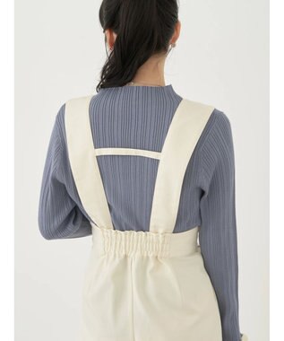 earth music&ecology ２ｗａｙハイウエストパンツ Ivory