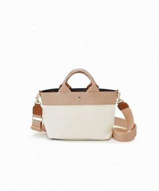 TOPKAPI 【Breath TOPKAPI】RIPPLE リプル ファスナー付 ショルダーバッグ S アイボリー