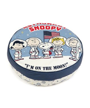 PET PARADISE スヌーピー 丸型 クッション 《アストロノーツ柄》 アストロノーツ柄