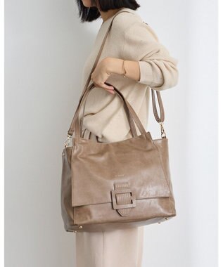 MioFIRANO バックル付きトートバッグ＆ショルダーバッグセット 2WAY A4サイズ対応　FIRANO フィラノ GREIGE