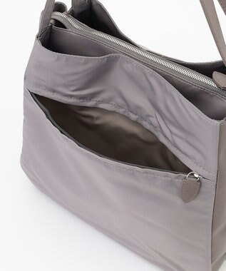 Y'SACCS スクエアすっきりトート Mサイズ グレージュ