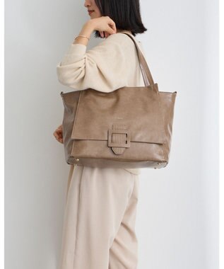 MioFIRANO バックル付きトートバッグ＆ショルダーバッグセット 2WAY A4サイズ対応　FIRANO フィラノ GREIGE