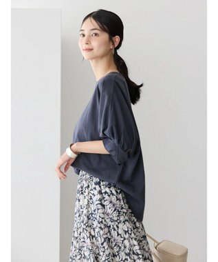 AMERICAN HOLIC 接触冷感ドルマンカットプルオーバー Charcoal Gray