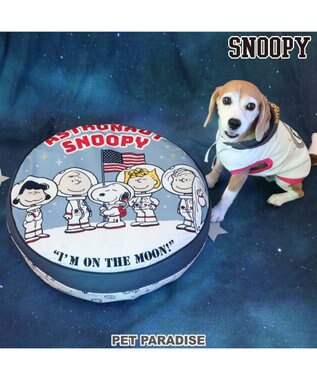  スヌーピー 丸型 クッション 《アストロノーツ柄》