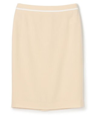 BEIGE， 【洗える】CINDY / タイトスカート Sheer Orange × White