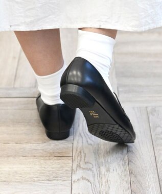 Pointer 日本製 本革シンプルローファー ブラック