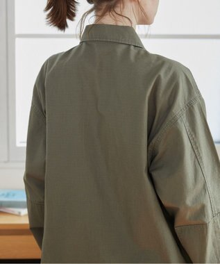 WEGO 【ANGIE VINTAGE】ミリタリー シャツジャケット カーキ