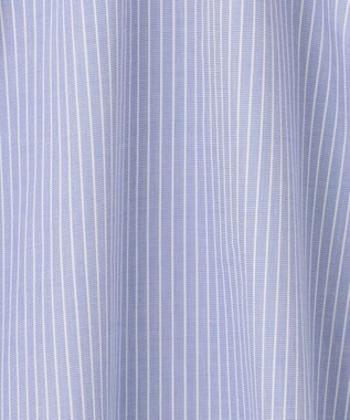 J.PRESS YORK STREET 【WOMEN】バックボタン ストライプブラウス ブルー系1