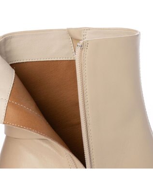 MODE ET JACOMO <MODE ET JACOMO>サイドバックルショートブーツ アイボリー