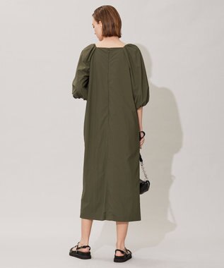 ICB 【洗える】 プルーフナイロンタフタ ワンピース オリーブ系