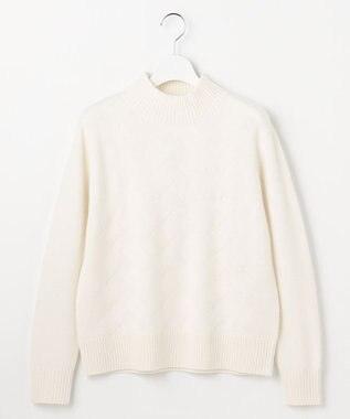 J.PRESS LADIES L 【WEB限定カラーあり】CAT ハイネック ニット オフ系