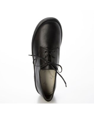 ing <ing>【サスティナブル】ボリュームソールレースアップシューズ ブラック