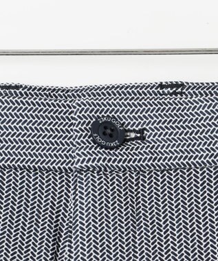 23区GOLF 【MEN】【撥水/ストレッチ】ミニヘリンボンパンツ ネイビー系5