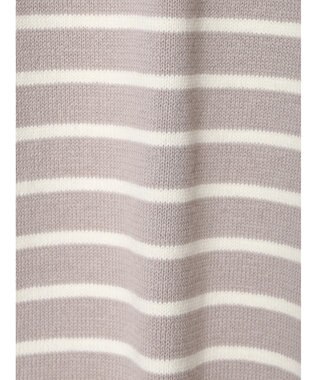 CRAFT STANDARD BOUTIQUE パネルボーダーニットプルオーバー Beige