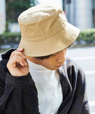WEGO 【ユニセックス着用ITEM】プレーンバケットハット ベージュ