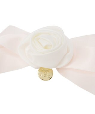 Maison de FLEUR イースターローズリボンバレッタ Light Pink