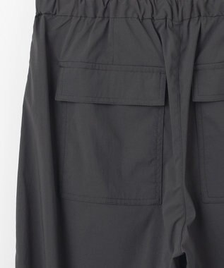 ANY 【ウエストゴム】撥水ナイロンベイカーパンツ スミクロ